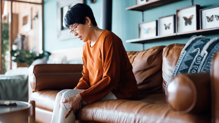 Woman with bone pain