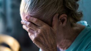 Woman feeling anxiety