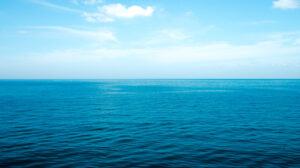 ocean and blue sky