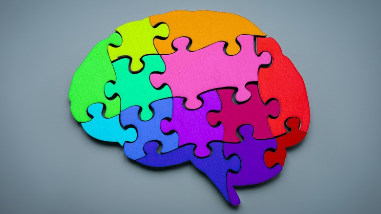 colorful brain neurodiversity concept