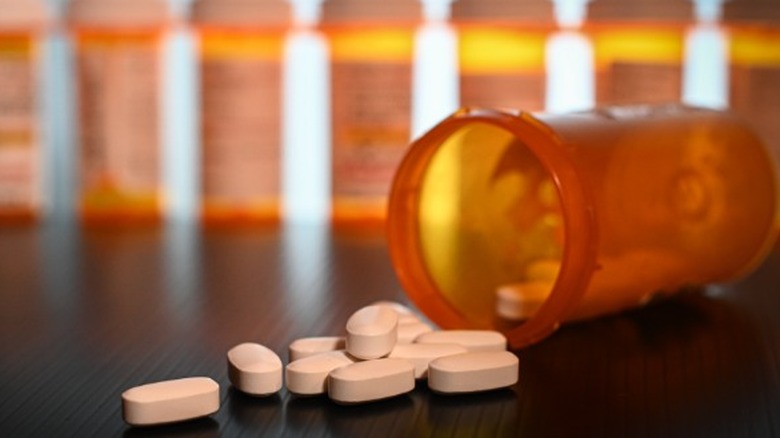 Bottles of prescription medication