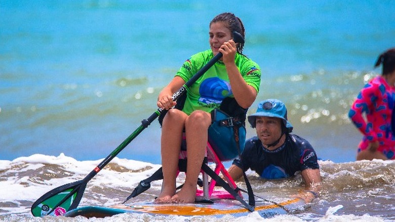 Surf therapy action shot 