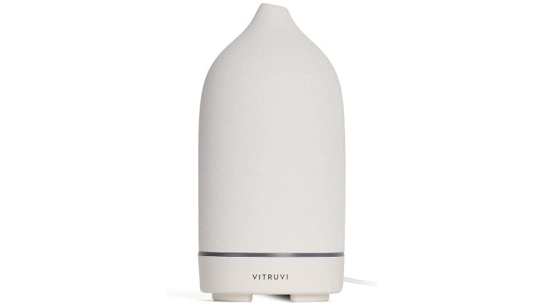 White Vitruvi Stone oil diffuser